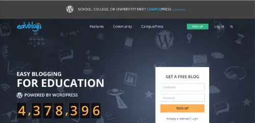 Best Blogging Platforms: edublogs