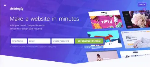 Best Blogging Platforms: Strikingly